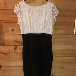 Lace top, not on bottom